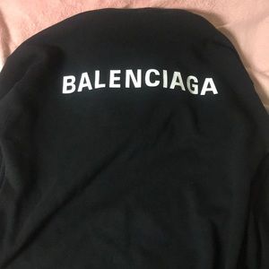 Balenciaga Back Logo Hoodie